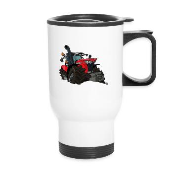 0918 MF - Tasse isotherme avec poignée - blanc - Devant