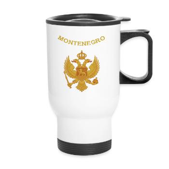 Montenegro - Thermobecher mit Tragegriff - Weiß - Vorne
