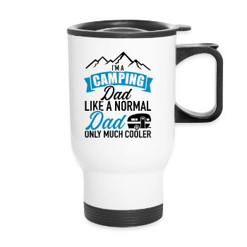Caravanes - Tasse isotherme avec poignée - blanc - Devant