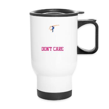 Gymnast Girl Chalky Hair Acrobatic Gymnastic Team - Thermal mug with handle - white - Front