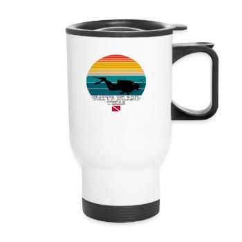 Watts Island US Island Diving - Thermal mug with handle - white - Front