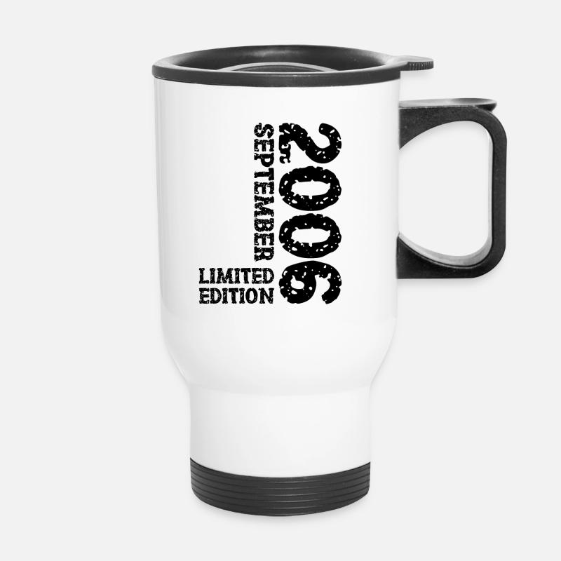 2006 Septembre Edition Limitée 17th Birthday Deco - Tasse isotherme avec poignée - blanc