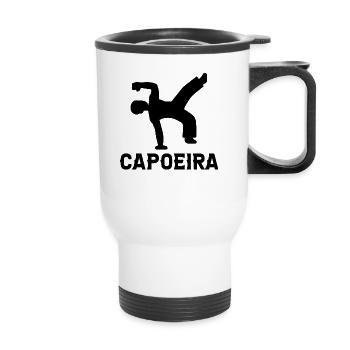 Capoeira - Thermobecher mit Tragegriff - Weiß - Vorne