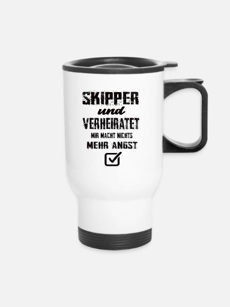 Skipper - Thermobecher mit Tragegriff - Weiß