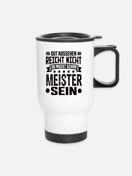 Meister - Thermobecher mit Tragegriff - Weiß