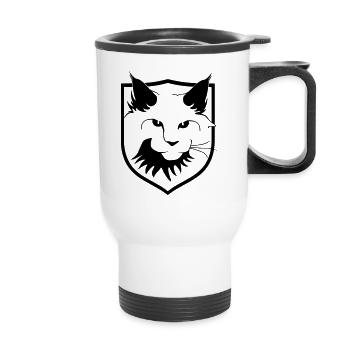 MAINE COON - Thermal mug with handle - white - Front