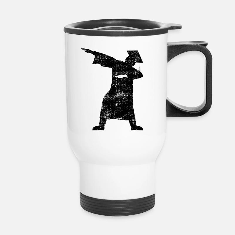 Doctor degree Master Bachelor - Thermal mug with handle - white