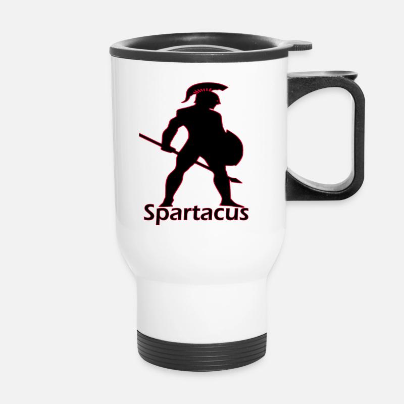 Spartacus - Thermal mug with handle - white