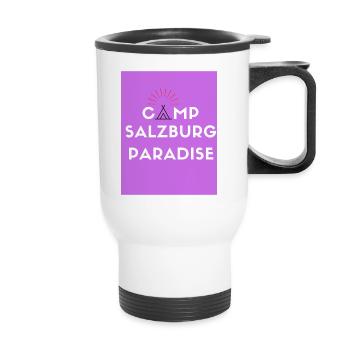 paradise - Thermobecher mit Tragegriff - Weiß - Vorne