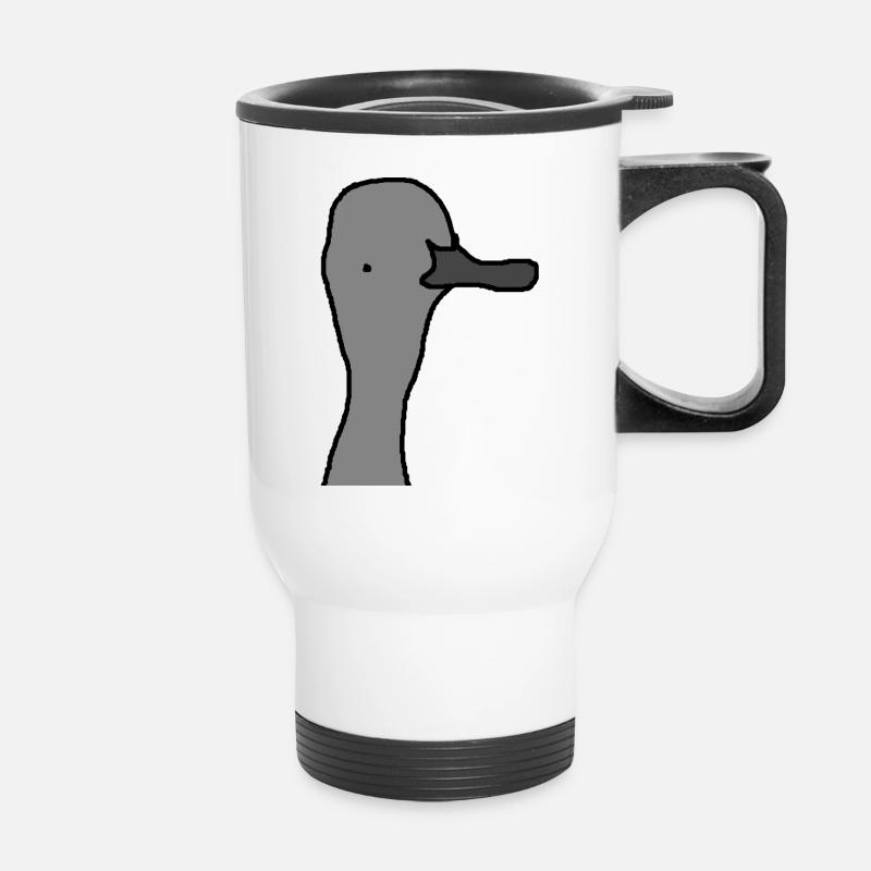 cygnet - Thermal mug with handle - white