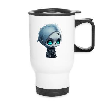 Vampire Skeleton - Thermal mug with handle - white - Front