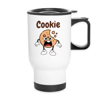 Cookie - Tasse isotherme avec poignée - blanc - Devant