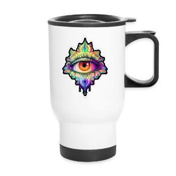 Third Eye - Thermal mug with handle - white - Front