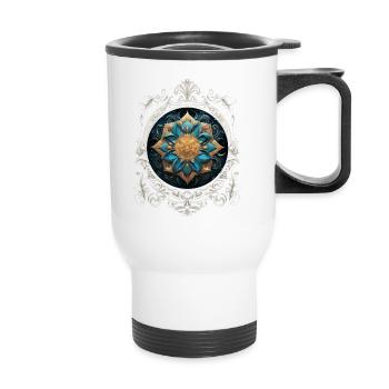 MANDALA VINTAGE COSMIC - Tasse isotherme avec poignée - blanc - Devant