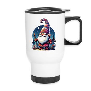 Gnome Goblin Elf - Thermal mug with handle - white - Front
