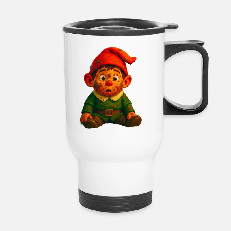 Kobold - Thermobecher mit Tragegriff - Weiß