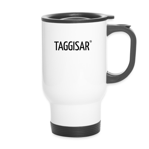 Taggisar Logo Black - Termosmugg med handtag