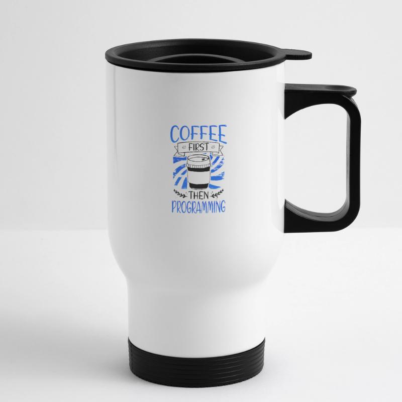 Programmeur Gift Coffee D’abord puis Programmation Tasse isotherme avec poignée
