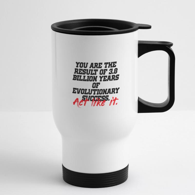 act like it evolution Thermal mug with handle