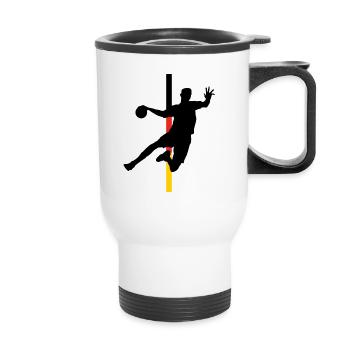 Handball Victory - Thermal mug with handle - white - Front