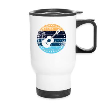 Ukulele - Thermal mug with handle - white - Front