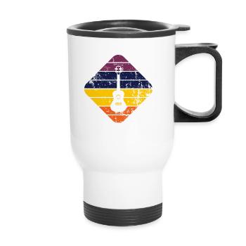 Ukulele - Thermal mug with handle - white - Front