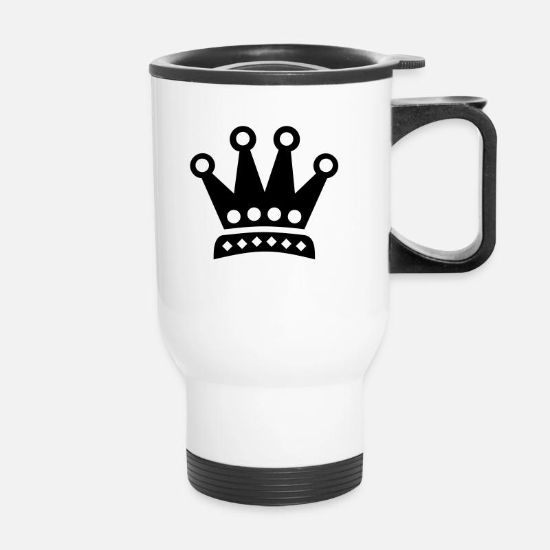Crown de - Thermobecher mit Tragegriff - Weiß