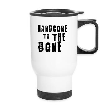 Hardcore - Thermobecher mit Tragegriff - Weiß - Vorne