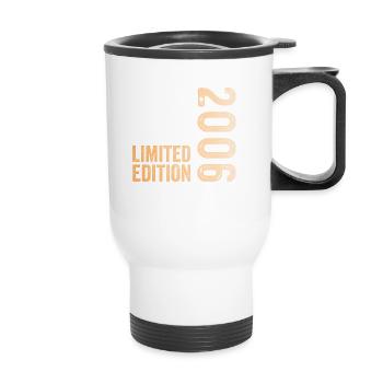Édition limitée 2006 - Design d’anniversaire - Tasse isotherme avec poignée - blanc - Devant