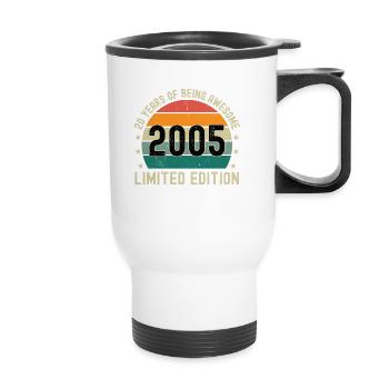 20 ans d’être génial 2005 Édition limitée - Tasse isotherme avec poignée - blanc - Devant