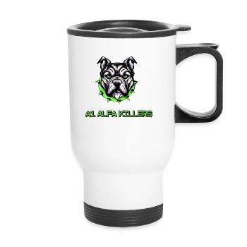 A1 ALFA ESPORTS - Thermal mug with handle - white - Front