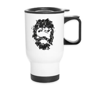 Bearded in Bangkok - Tasse isotherme avec poignée - blanc - Devant
