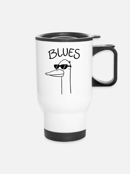 Blues Goose - Thermobecher mit Tragegriff - Weiß