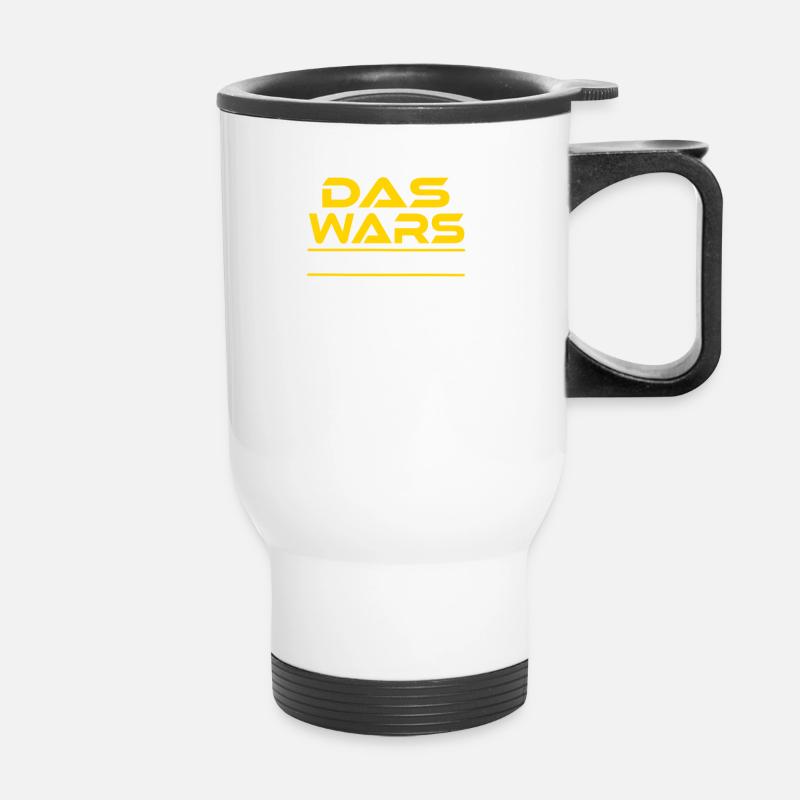 Das wars mit der Jugend ich werde 50. - Thermobecher mit Tragegriff - Weiß
