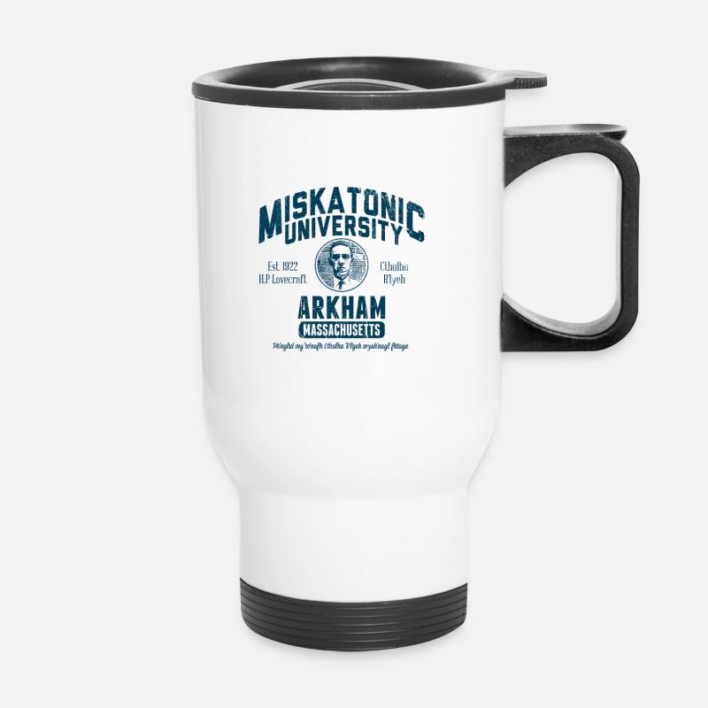 miskatonic - Thermal mug with handle - white