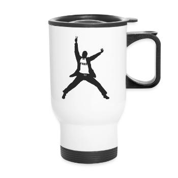 freedom for all1431380 - Thermal mug with handle - white - Front