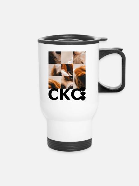 Cavalier King Charles - Thermal mug with handle - white