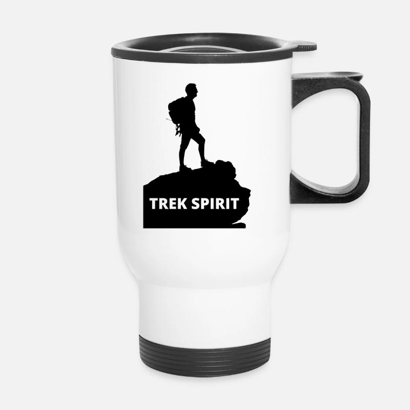 TREK-GEIST - Thermobecher mit Tragegriff - Weiß