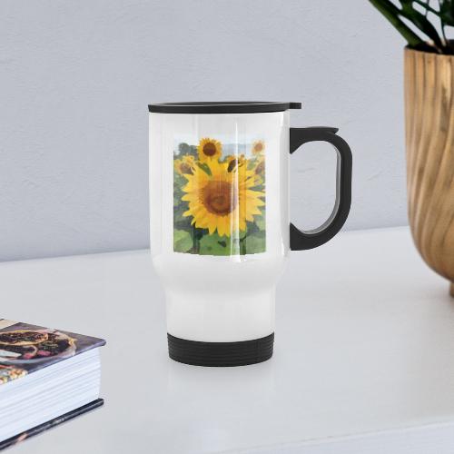 Sunflower - Thermal mug with handle
