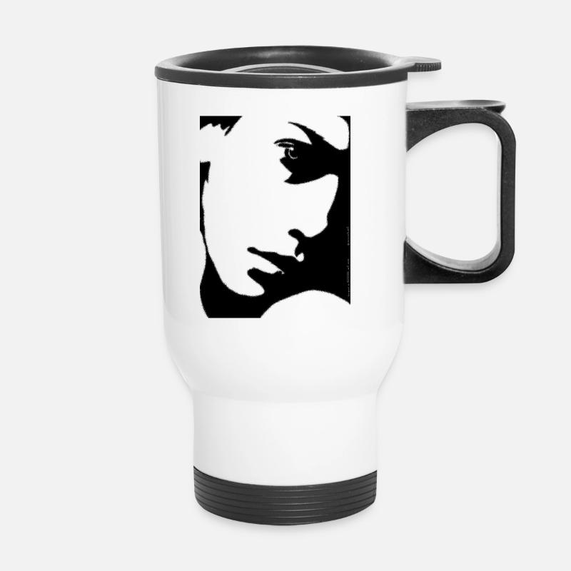 Thoughtful - Thermal mug with handle - white