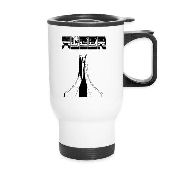 Algiers 16 martyr's memorial - Thermal mug with handle - white - Front