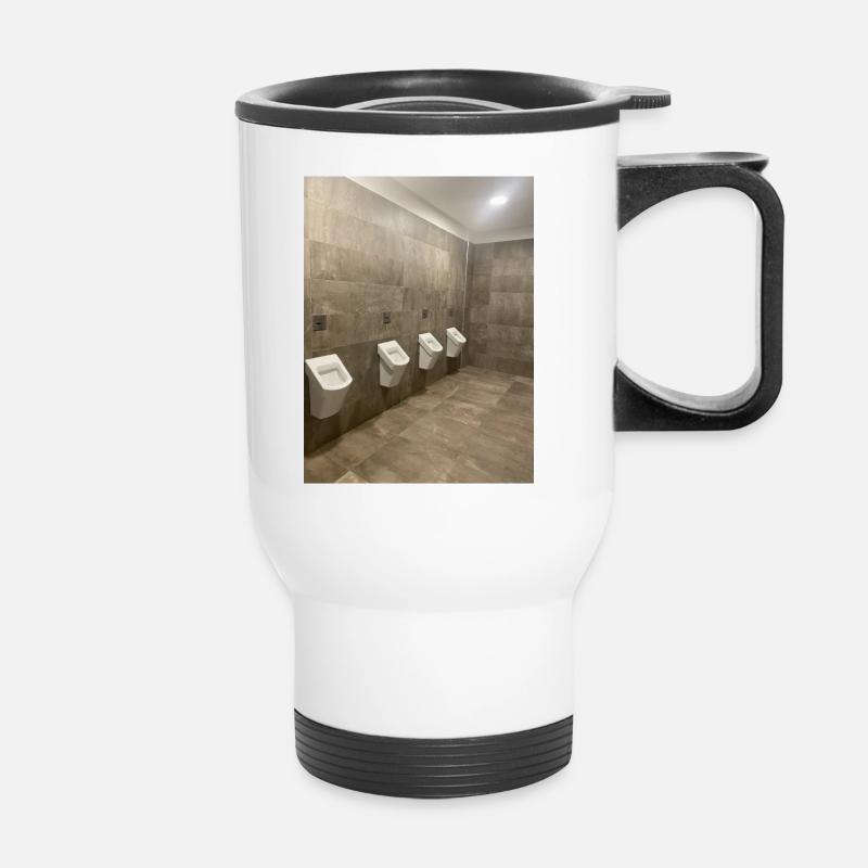 IMG 4688 - Thermobecher mit Tragegriff - Weiß