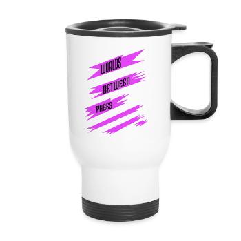 Bday Fun Amateurs de livres drôles Dictons drôles - Tasse isotherme avec poignée - blanc - Devant