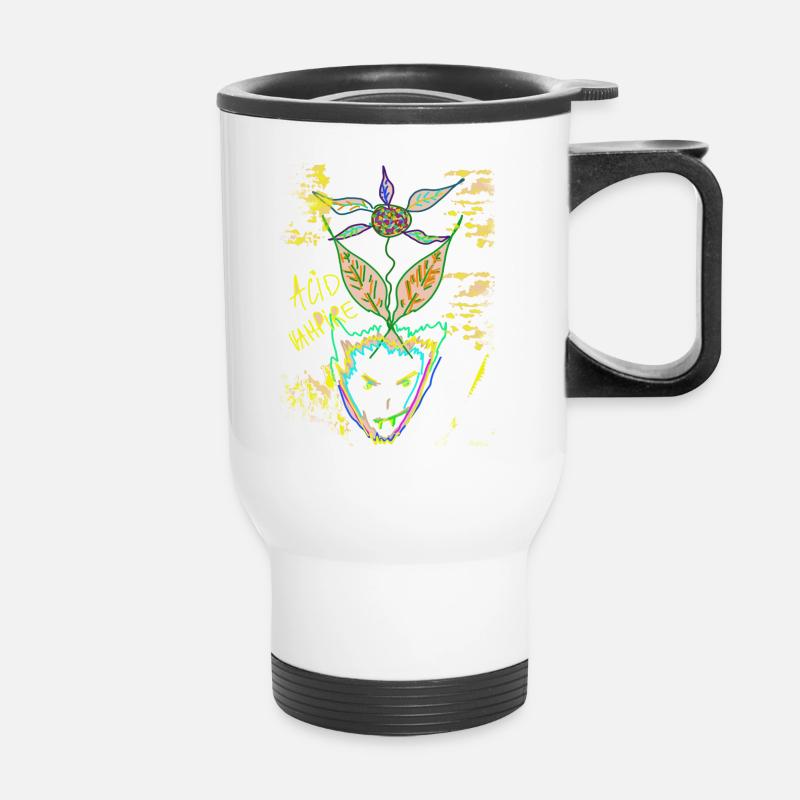 Vampire acide - Tasse isotherme avec poignée - blanc