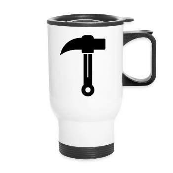 axe - Thermal mug with handle - white - Front