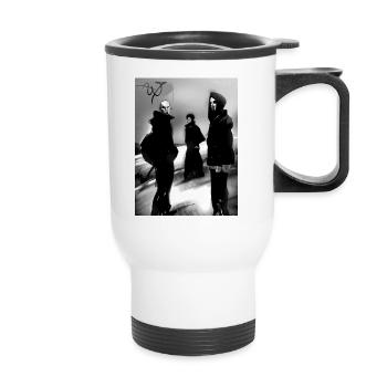 Wanderers - Thermobecher mit Tragegriff - Weiß - Vorne
