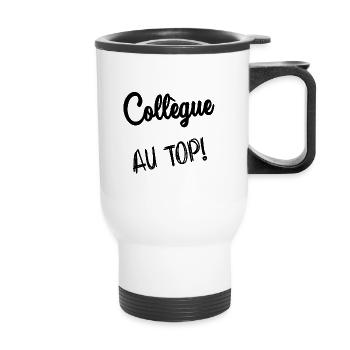 COLLEGUE - Tasse isotherme avec poignée - blanc - Devant