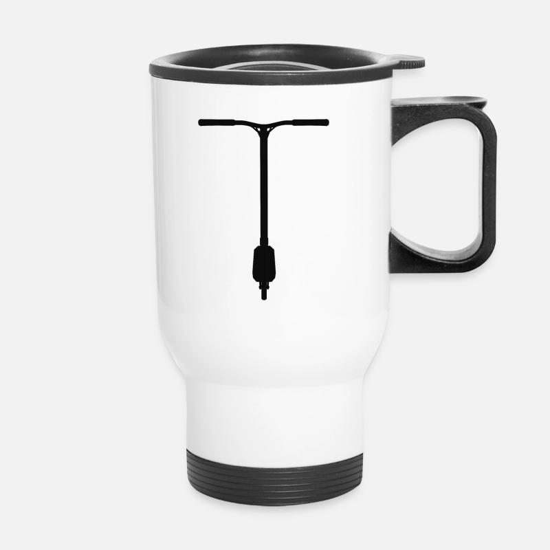 scooter - Thermal mug with handle - white