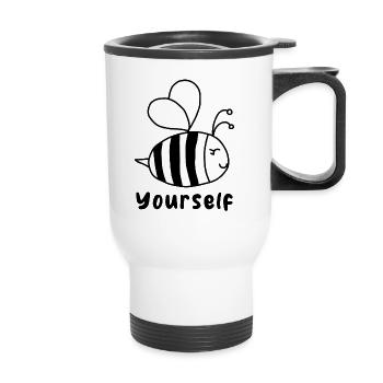 Soyez vous-même - Tasse isotherme avec poignée - blanc - Devant