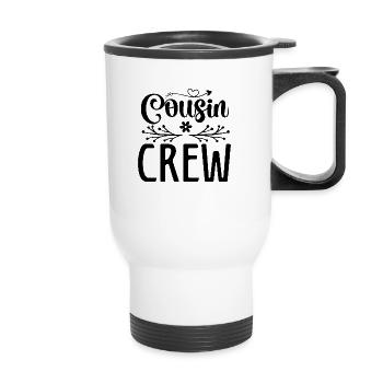Cousin Crew Family Reunion Cousins - Thermal mug with handle - white - Front
